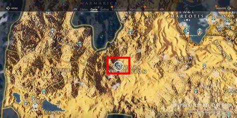 carte cercle de pierre assassin's creed origins